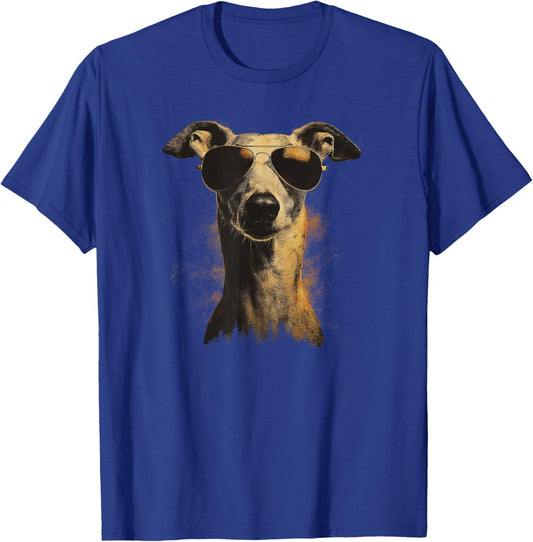 Vintage Whippet Dad Father Day for Lovers Funny T-Shirt - T-Shirt | Royal