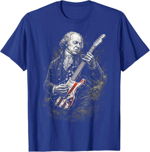 John Adams Guitar T-Shirt - T-Shirt | Royal
