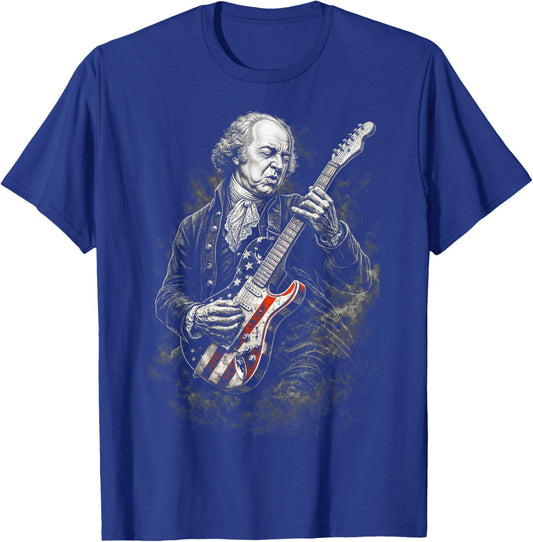 John Adams Guitar T-Shirt - T-Shirt | Royal