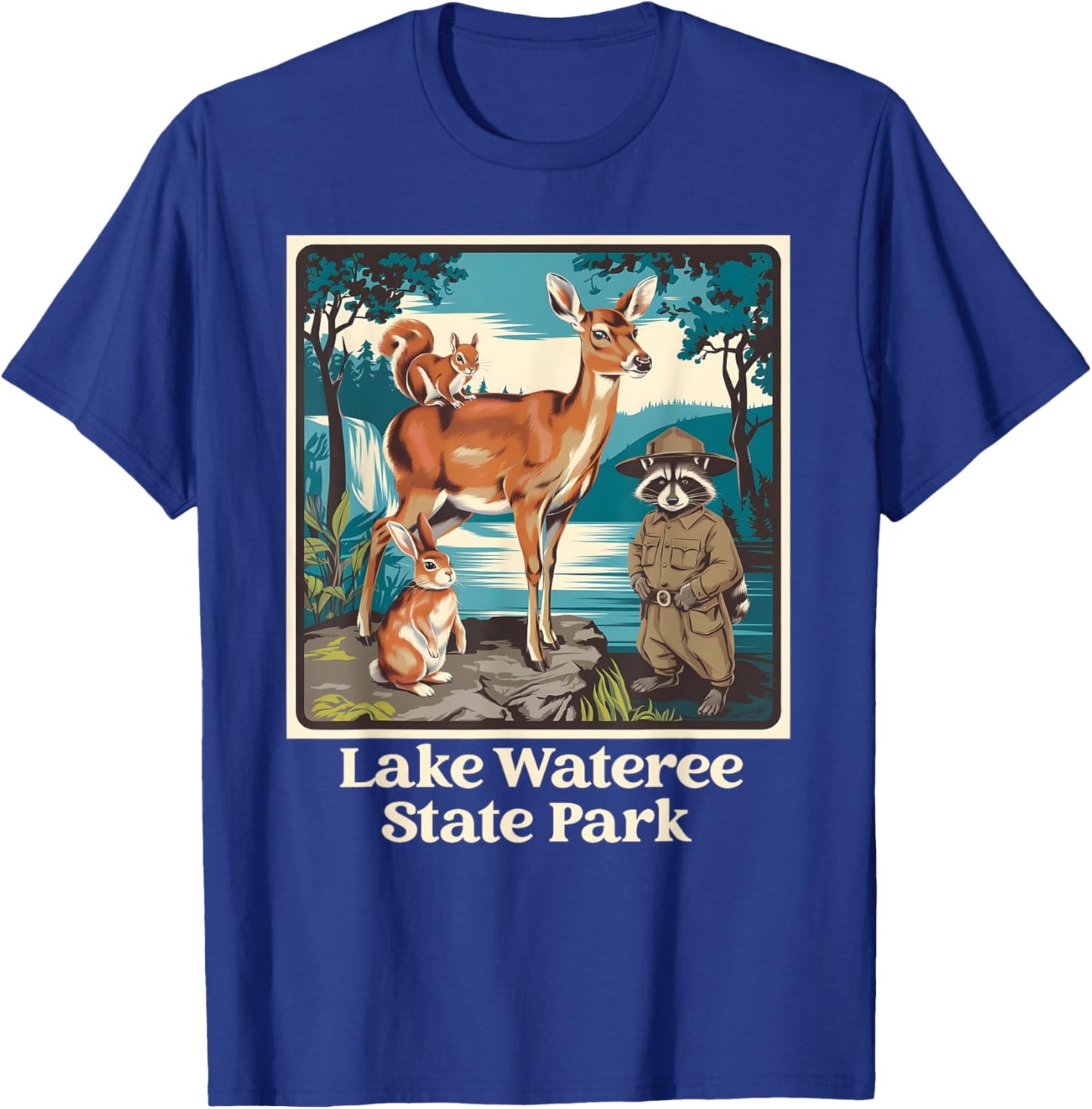 Lake Wateree State Park South Carolina Vacation Souvenir T-Shirt - T-Shirt | Royal
