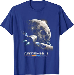 Artemis 2026 Rocket Launch Mission to The Moon Artemis 2 T-Shirt - T-Shirt | Royal