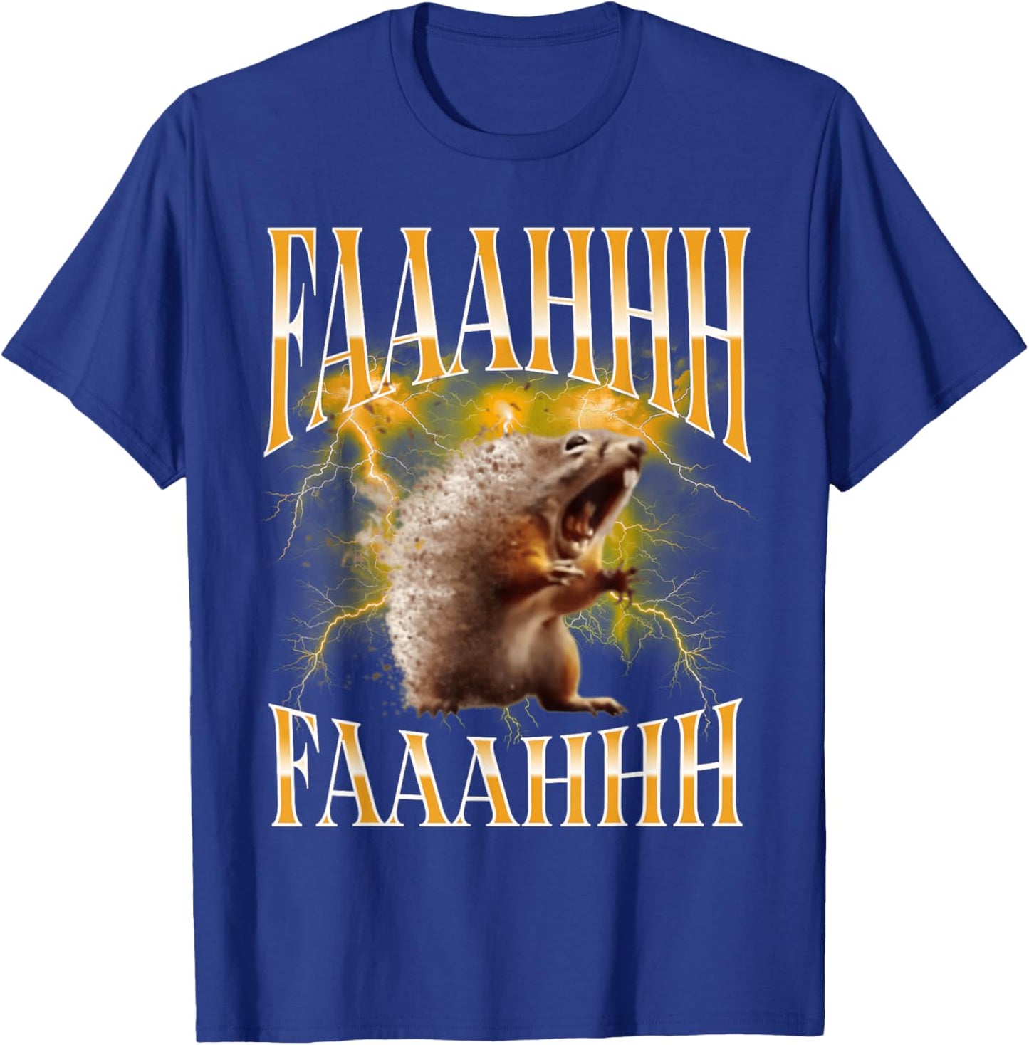 Fahhh Fahh Screaming Funny Bootleg Adult Humor Viral Meme T-Shirt - T-Shirt | Royal