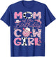 Mom Of The Birthday CowGirl Pink Rodeo Disco T-Shirt - T-Shirt | Royal