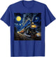 Steam Train Graphic Boys Locomotive T-Shirt - T-Shirt | Royal