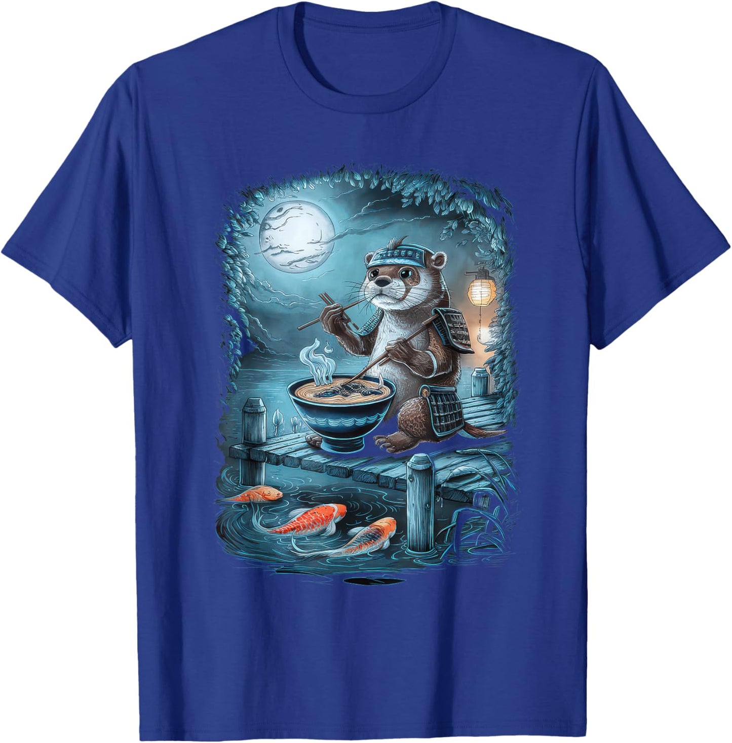 Otter Ramen Kawaii Manga Anime Noodles Y2k Japanese T-Shirt - T-Shirt | Royal