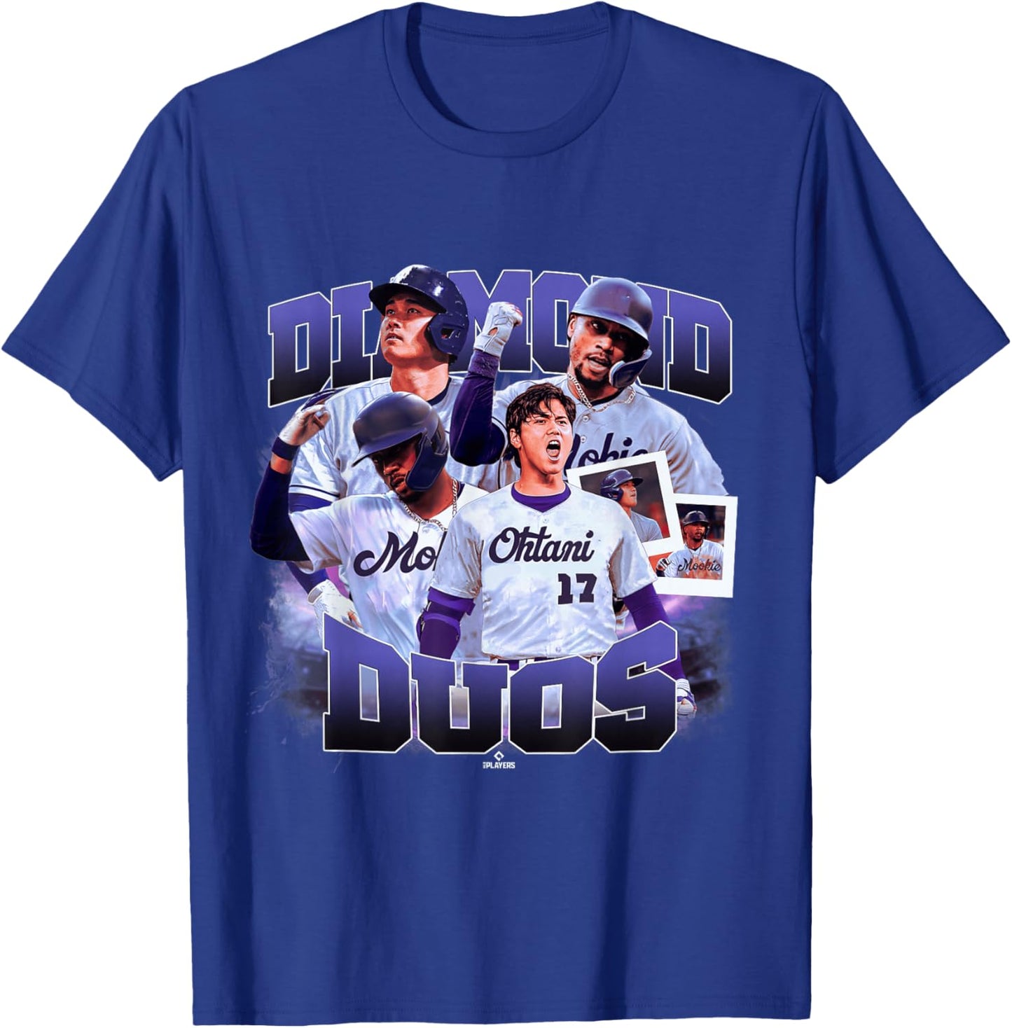 Mookie Betts & Shohei Ohtani | LA Duos | MLBDDUO4002 T-Shirt - T-Shirt | Royal