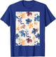 Vintage Pattern Art Grape T-Shirt - T-Shirt | Royal