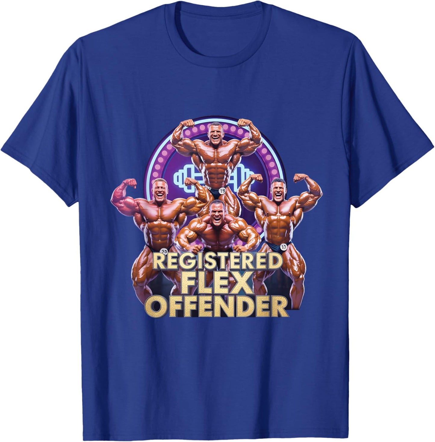 Meme Bodybuilder Adult T-Shirt - T-Shirt | Royal