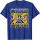 Yellow Cheer Squad Funny Sport Cheerleader Cheerleading Team T-Shirt - T-Shirt | Royal