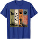 Vintage Hunting Dog Patriotic USA Flag Duck Hunter Men Boys T-Shirt - T-Shirt | Royal