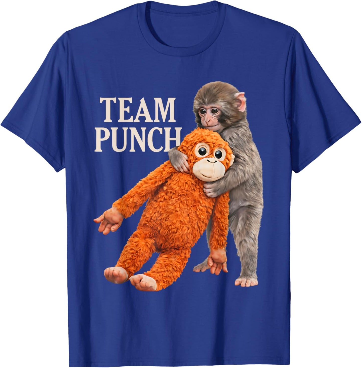 Baby Monkey Punch Team Punch T-Shirt - T-Shirt | Royal