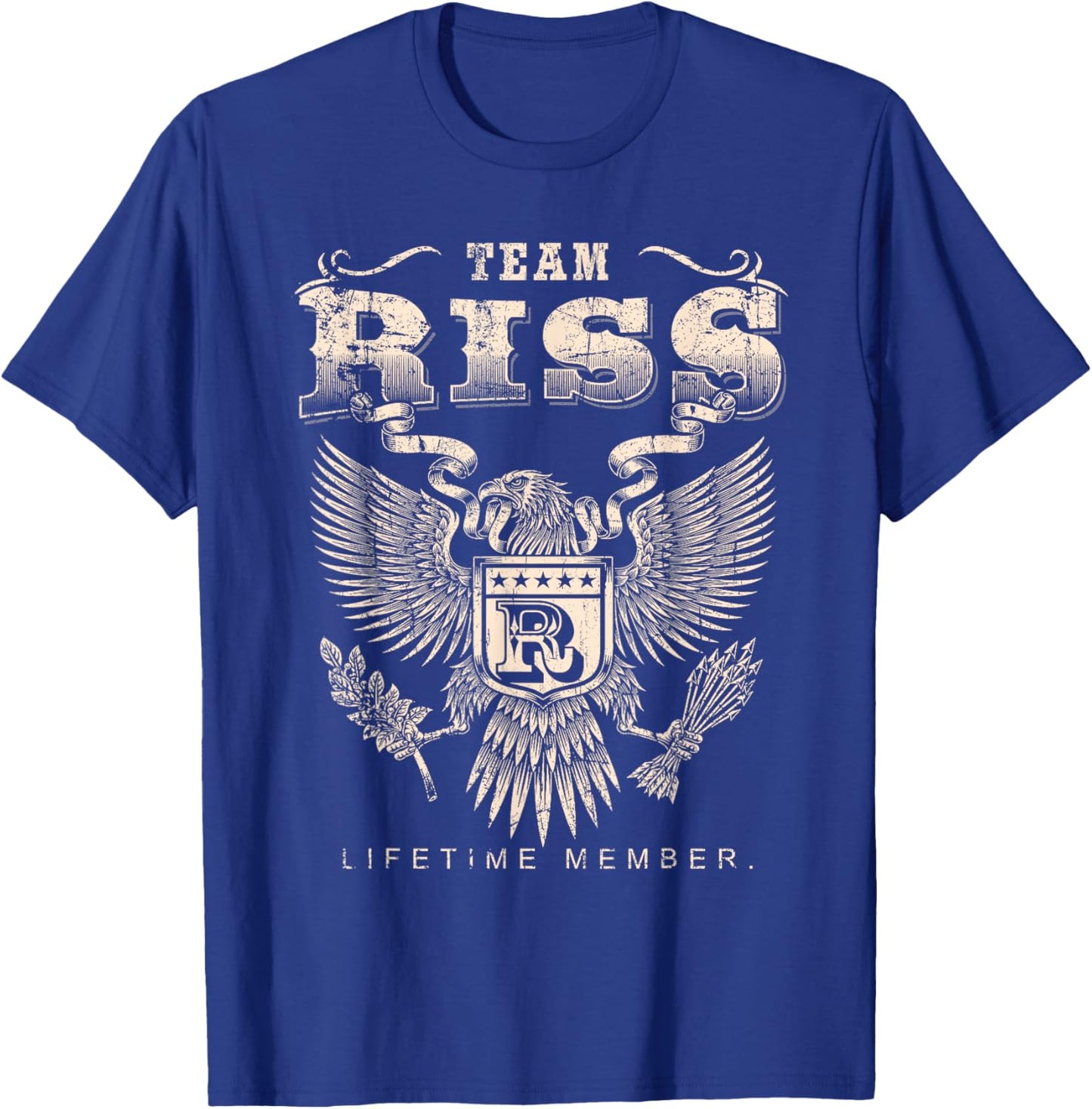 Team Riss Lifetime Member - Riss Name T-Shirt - T-Shirt | Royal