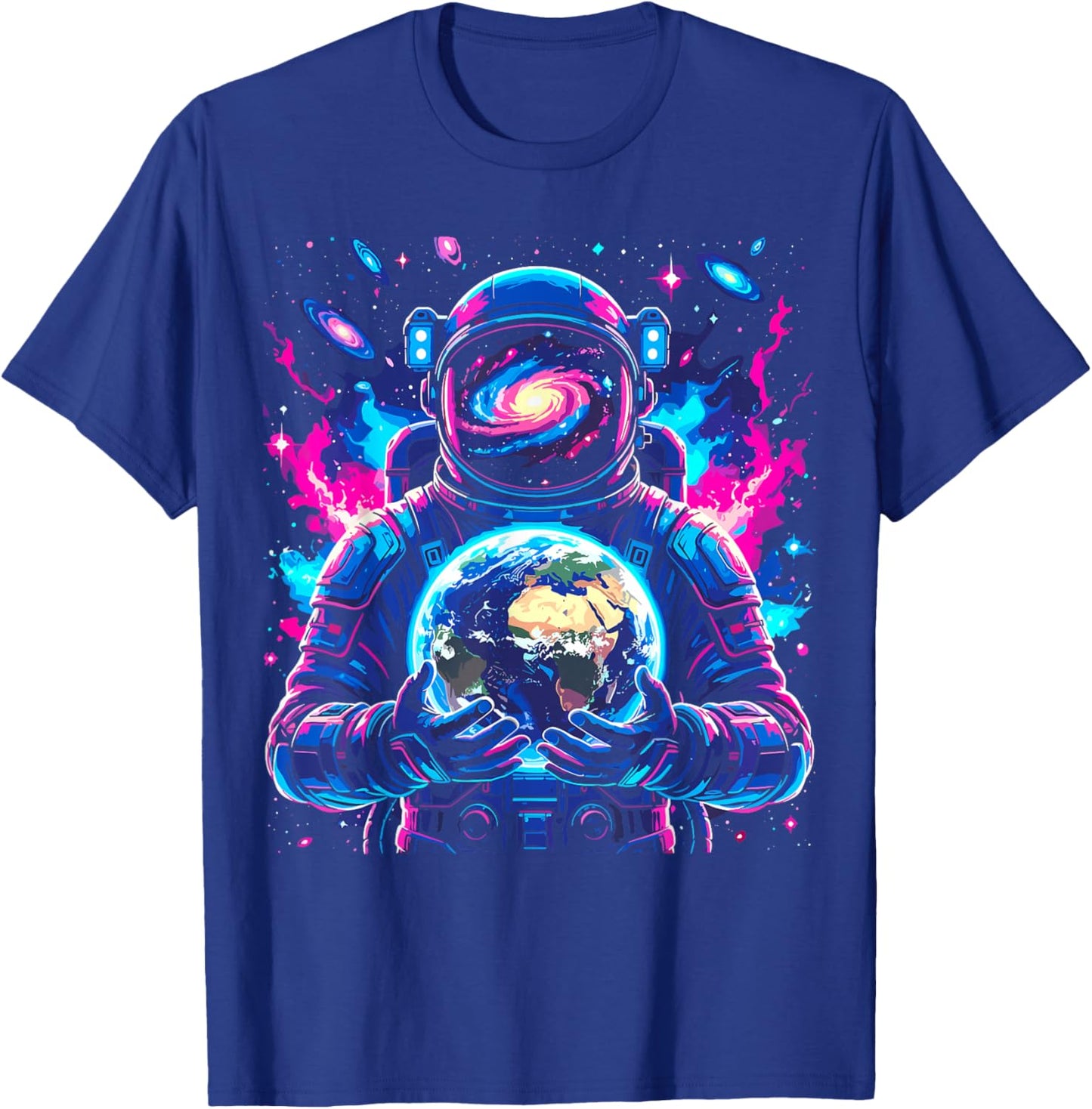 Astronaut Planets Astronaut Science Space T-Shirt - T-Shirt | Royal