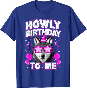 Howly Birthday to me for Wolves Themed Birthday Wolf Women T-Shirt - T-Shirt | Royal
