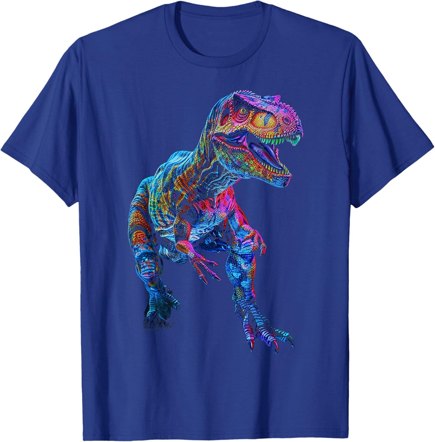 Allosaurus Dinosaur Motif Illustration Allosaurus T-Shirt - T-Shirt | Royal