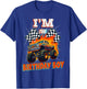Funny Monster Truck I'm The Birthday Boy Family Matching T-Shirt - T-Shirt | Royal