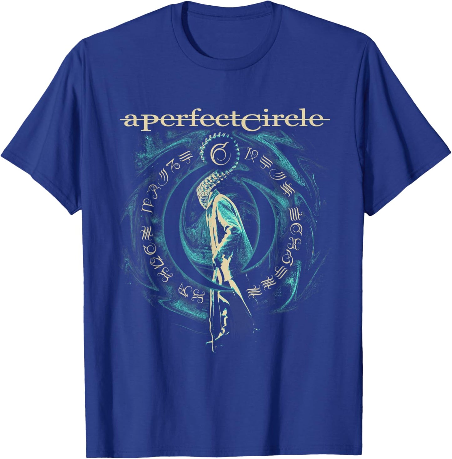 A Perfect Circle Magdelena Remix Blue T-Shirt - T-Shirt | Royal