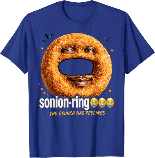 Funny SONION Ring Meme Son Brainrot Son Onion Ring T-Shirt - T-Shirt | Royal