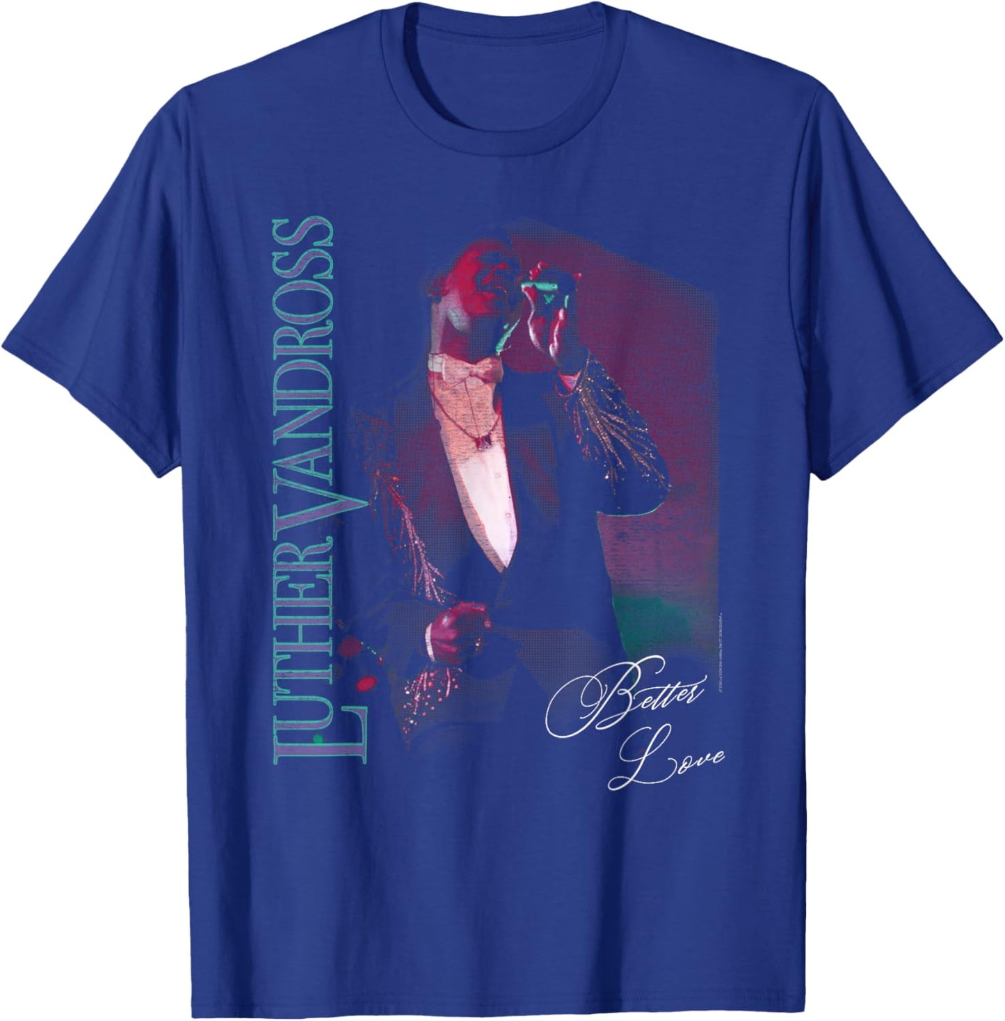 Official Luther Vandross Better Love T-Shirt - T-Shirt | Royal