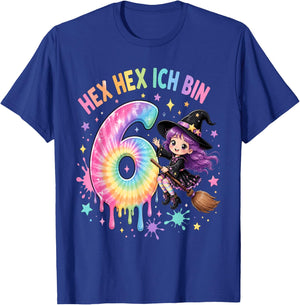 Hex Ich Bin 6 Hexen Geburtstag Geschenke für Mädchen T-Shirt - T-Shirt | Royal
