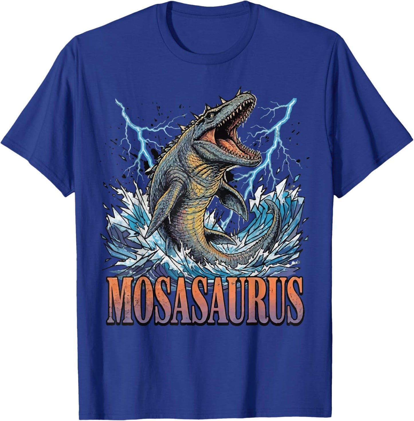 Mosasaurus Bootleg T-Shirt - T-Shirt | Royal
