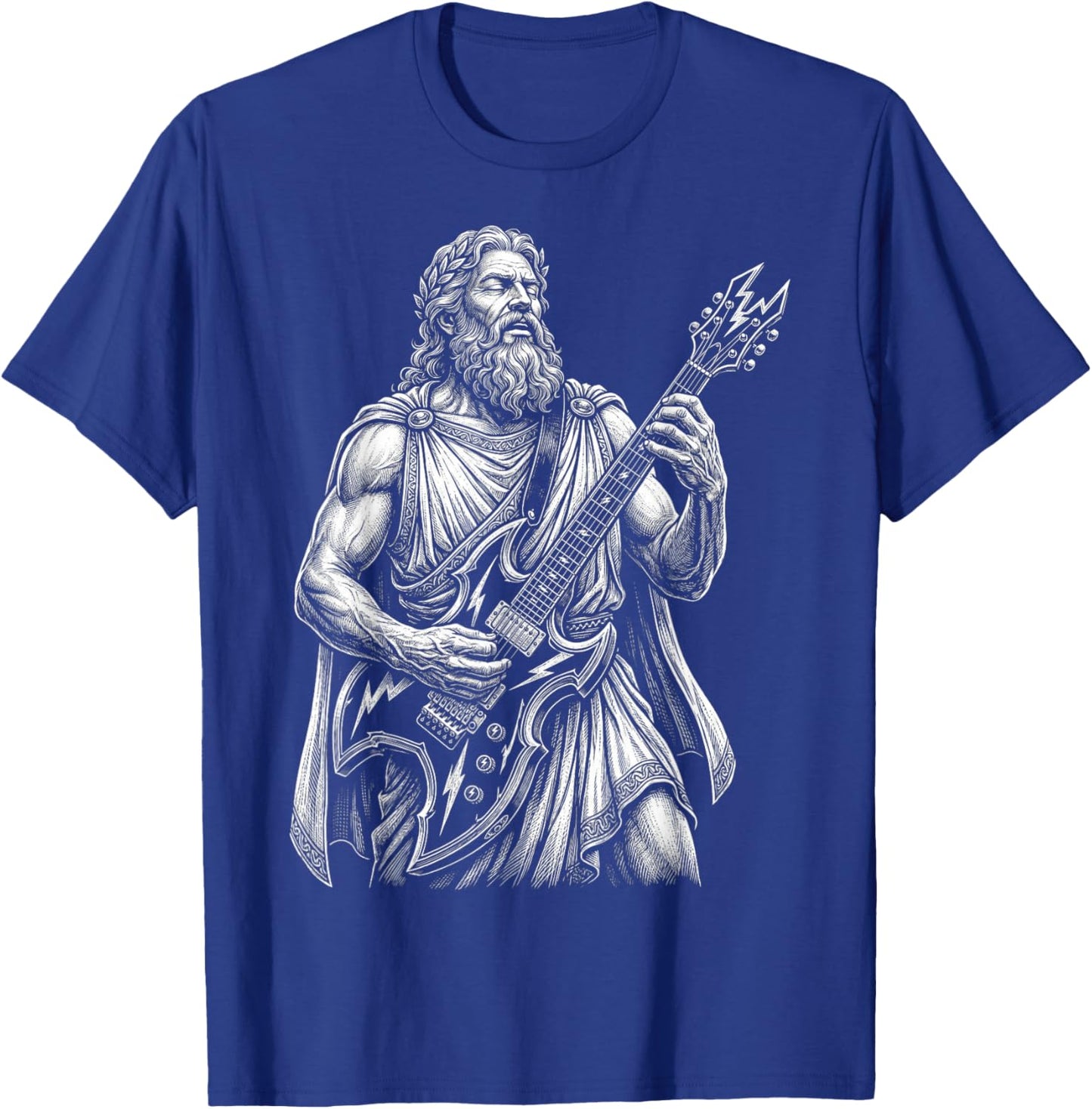 Zeus Guitar T-Shirt - T-Shirt | Royal