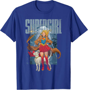 Supergirl 2026 Kara Comic Style T-Shirt - T-Shirt | Royal
