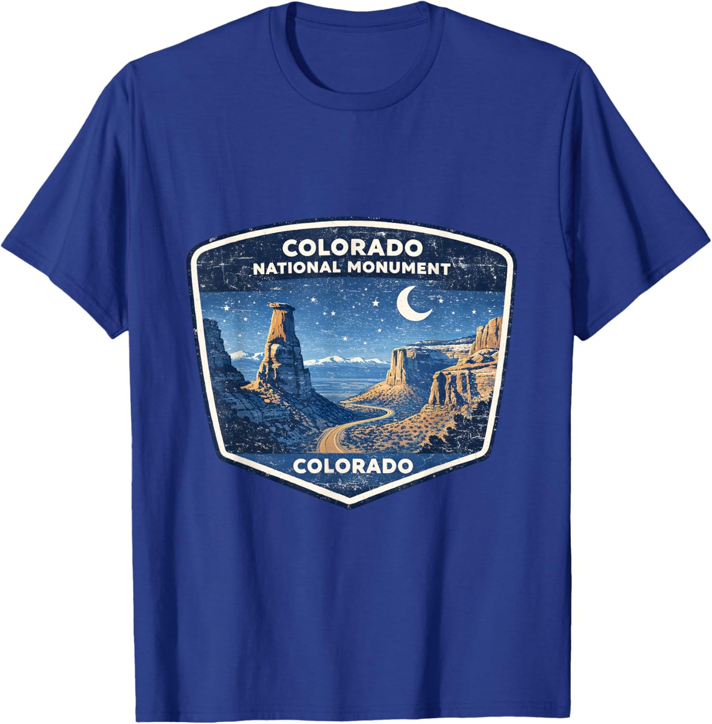 Colorado National Monument Scenic Landscape Travel T-Shirt - T-Shirt | Royal