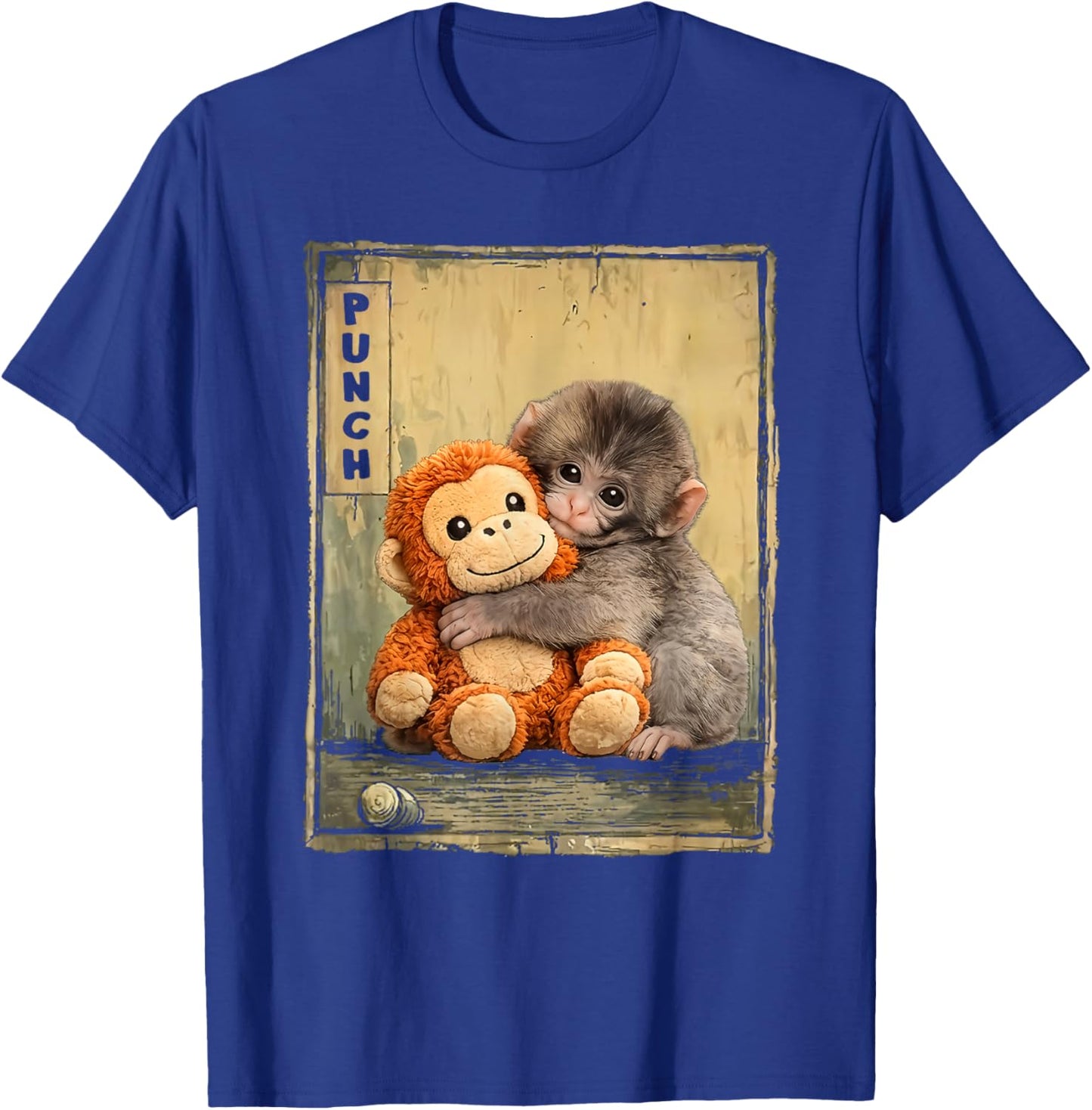 Japanese Macaque Ukiyo-e Art T-Shirt - T-Shirt | Royal
