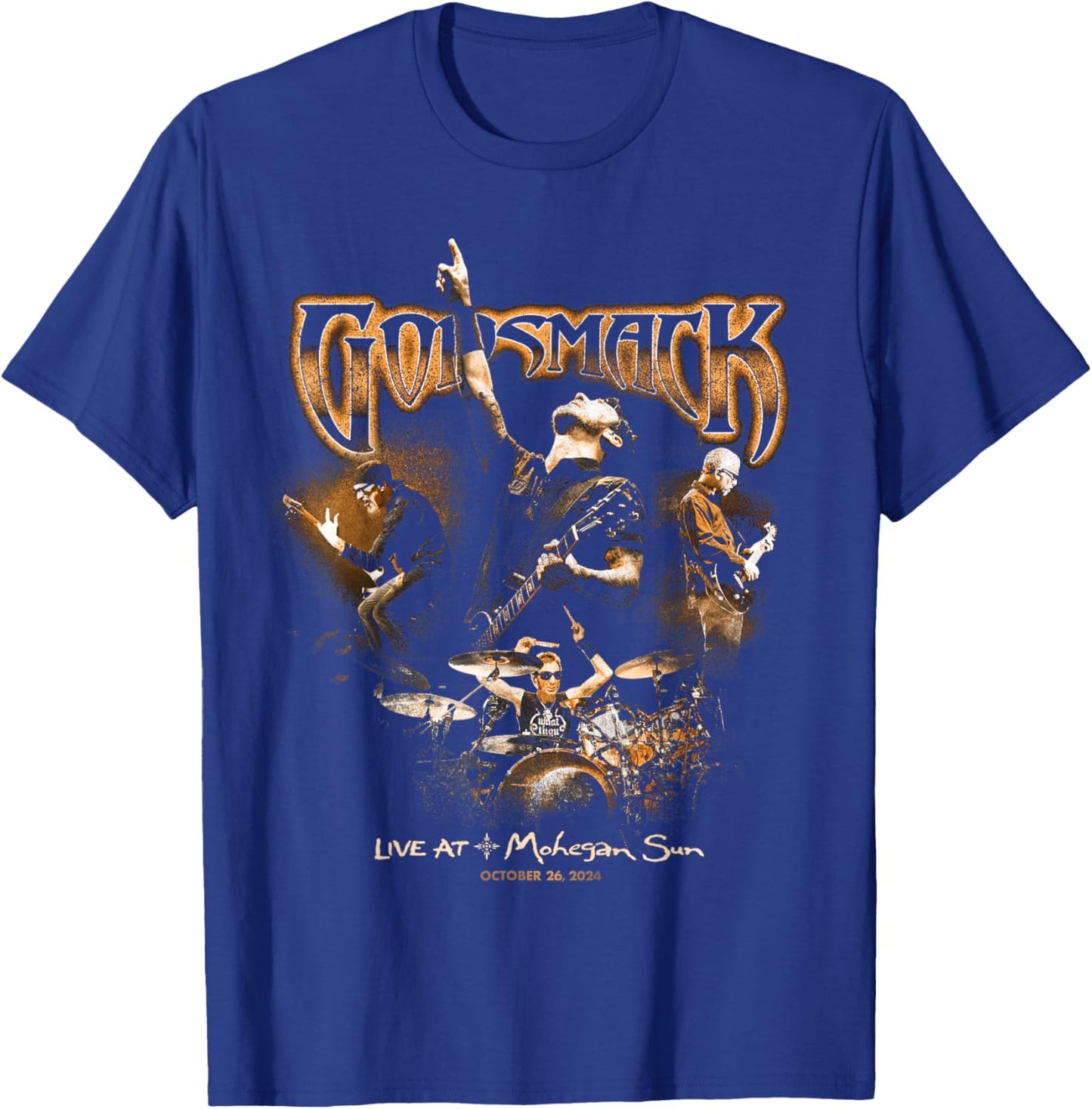 Godsmack Live At Mohegan Sun Band Photo T-Shirt - T-Shirt | Royal