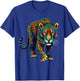 Colorful Jaguars Animal Zoo T-Shirt - T-Shirt | Royal