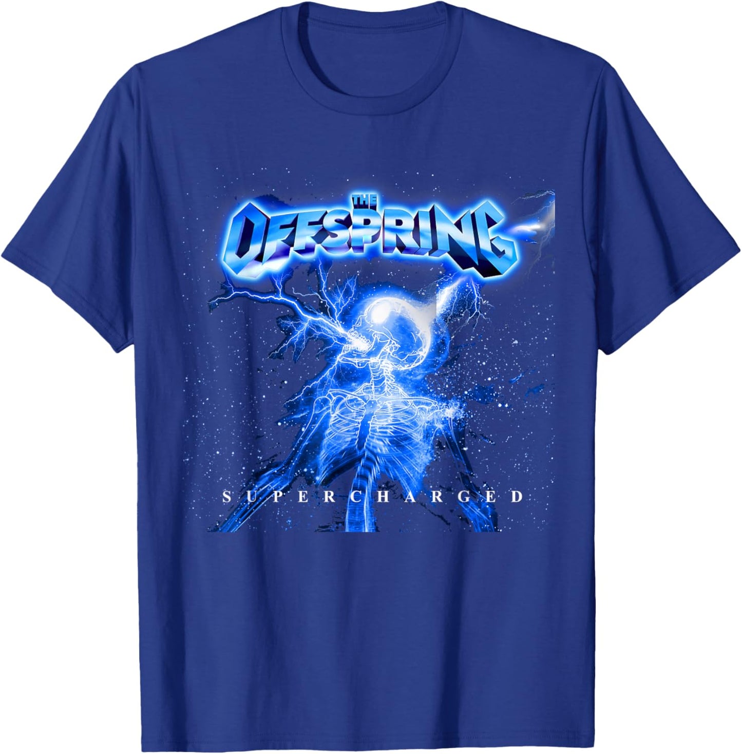 The Offspring Supercharged (Neon Blue) T-Shirt - T-Shirt | Royal