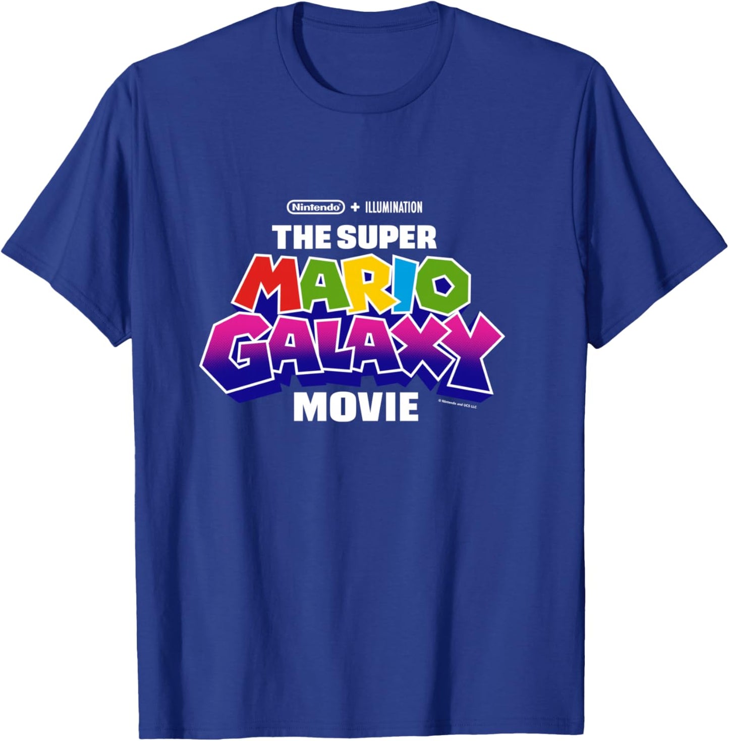 The Super Mario Galaxy Movie Logo Manche Longue T-Shirt - T-Shirt | Royal