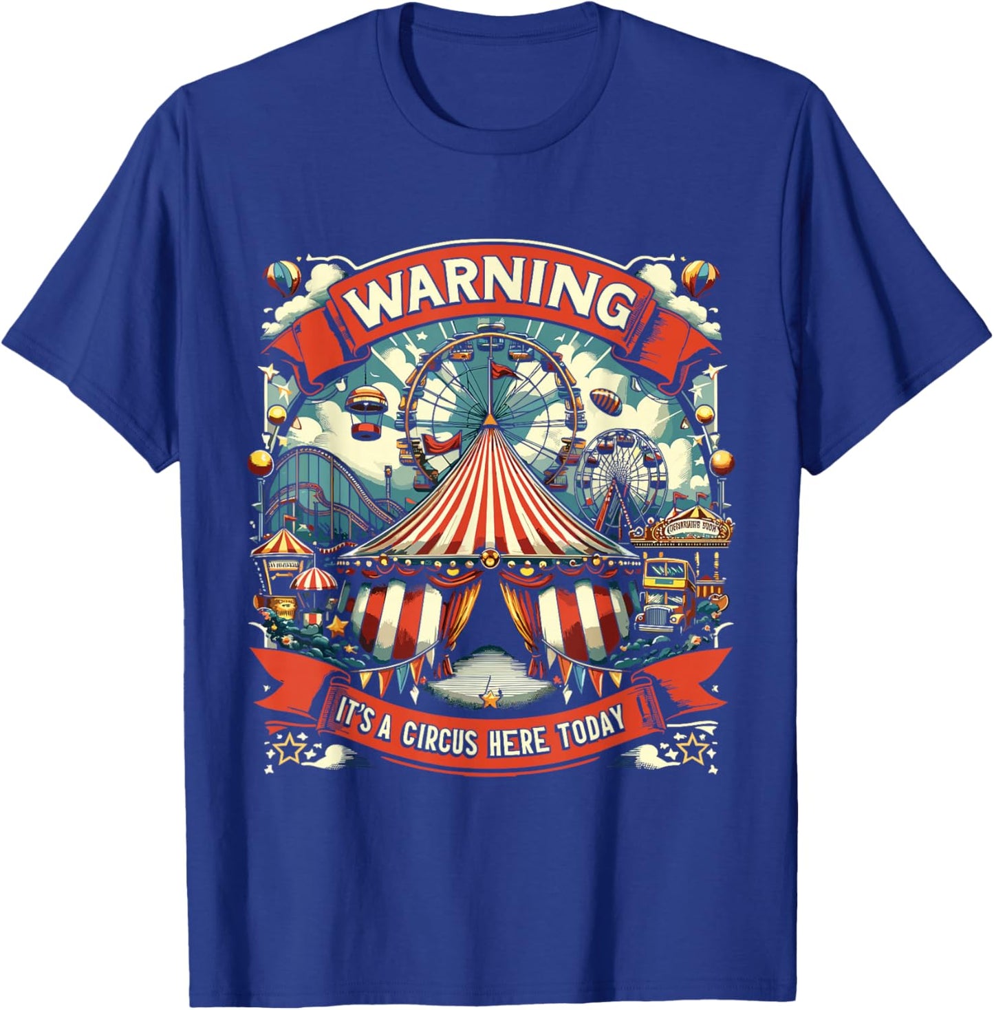 Circus Staff Carnival Crew Party T-Shirt - T-Shirt | Royal