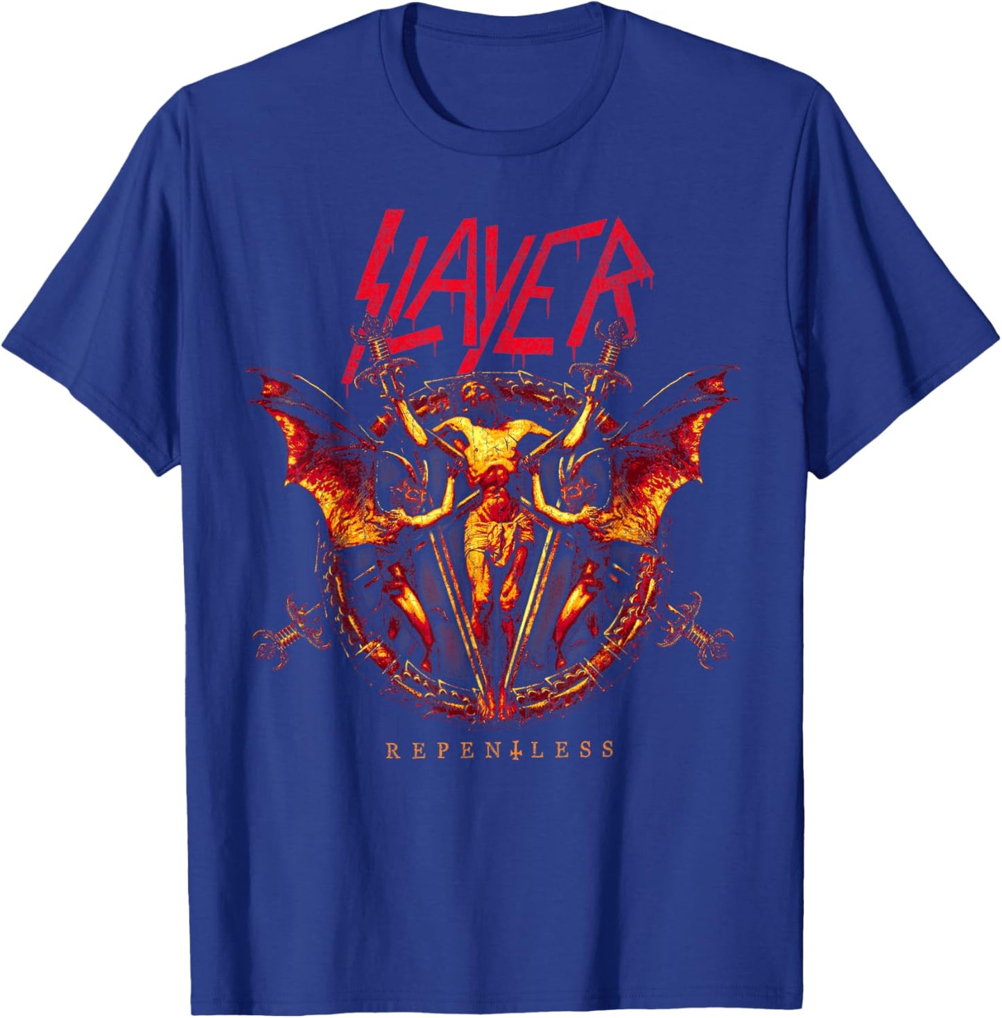 Slayer – Repentless Tracklist T-Shirt - T-Shirt | Royal