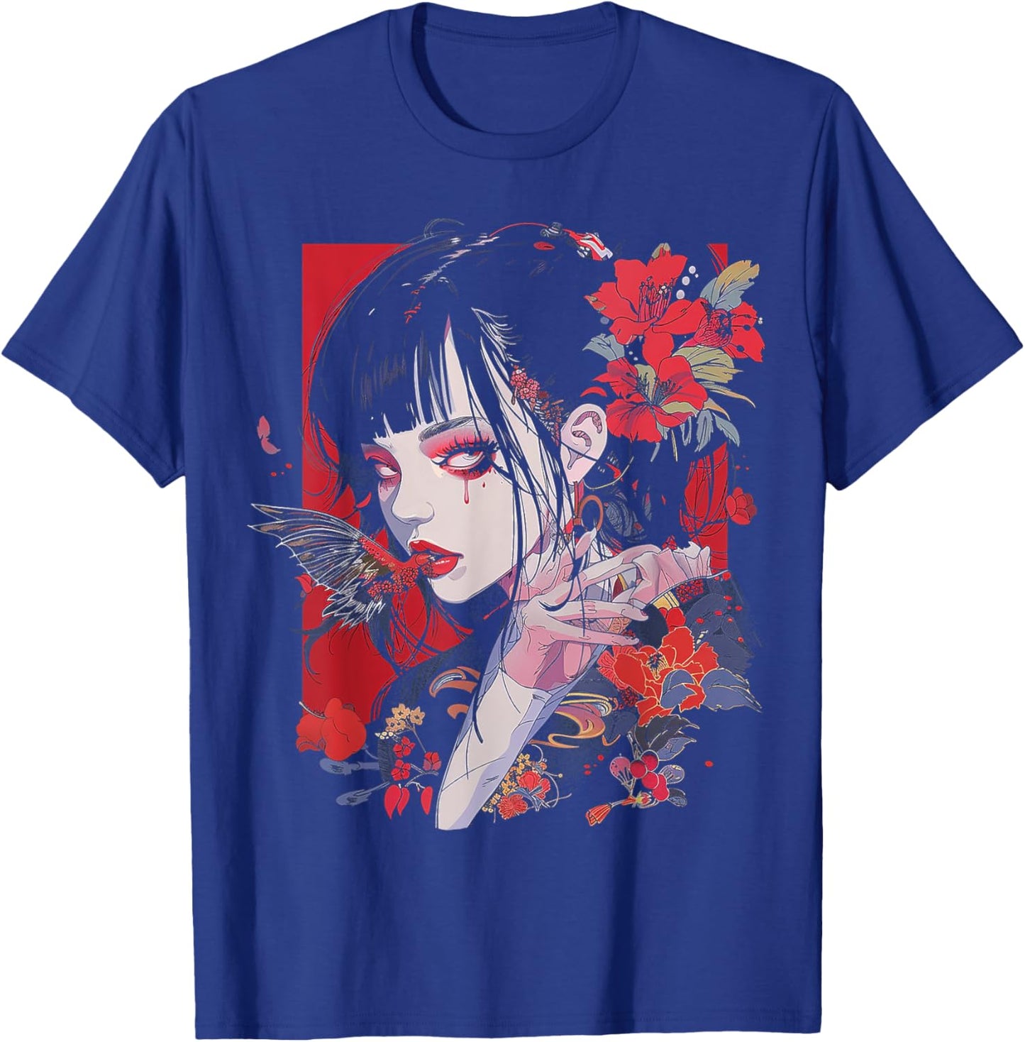 Anime Manga Motif Illustration Anime T-Shirt - T-Shirt | Royal