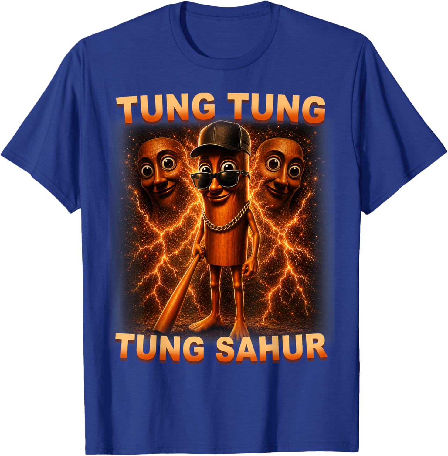 Tung Tung Tung Sahur is Calling Funny Italian Brainrot T-Shirt - T-Shirt | Royal