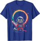 Cat Astronaut Astronomy Astrophysics Scientist Black Hole T-Shirt - T-Shirt | Royal