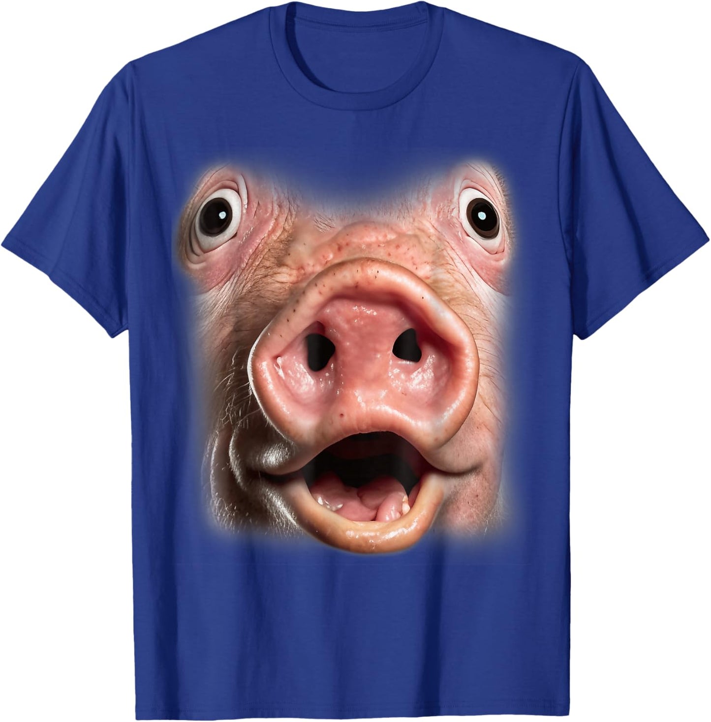 Funny Pig Face Funny Oddly Specific Dank Meme T-Shirt - T-Shirt | Royal