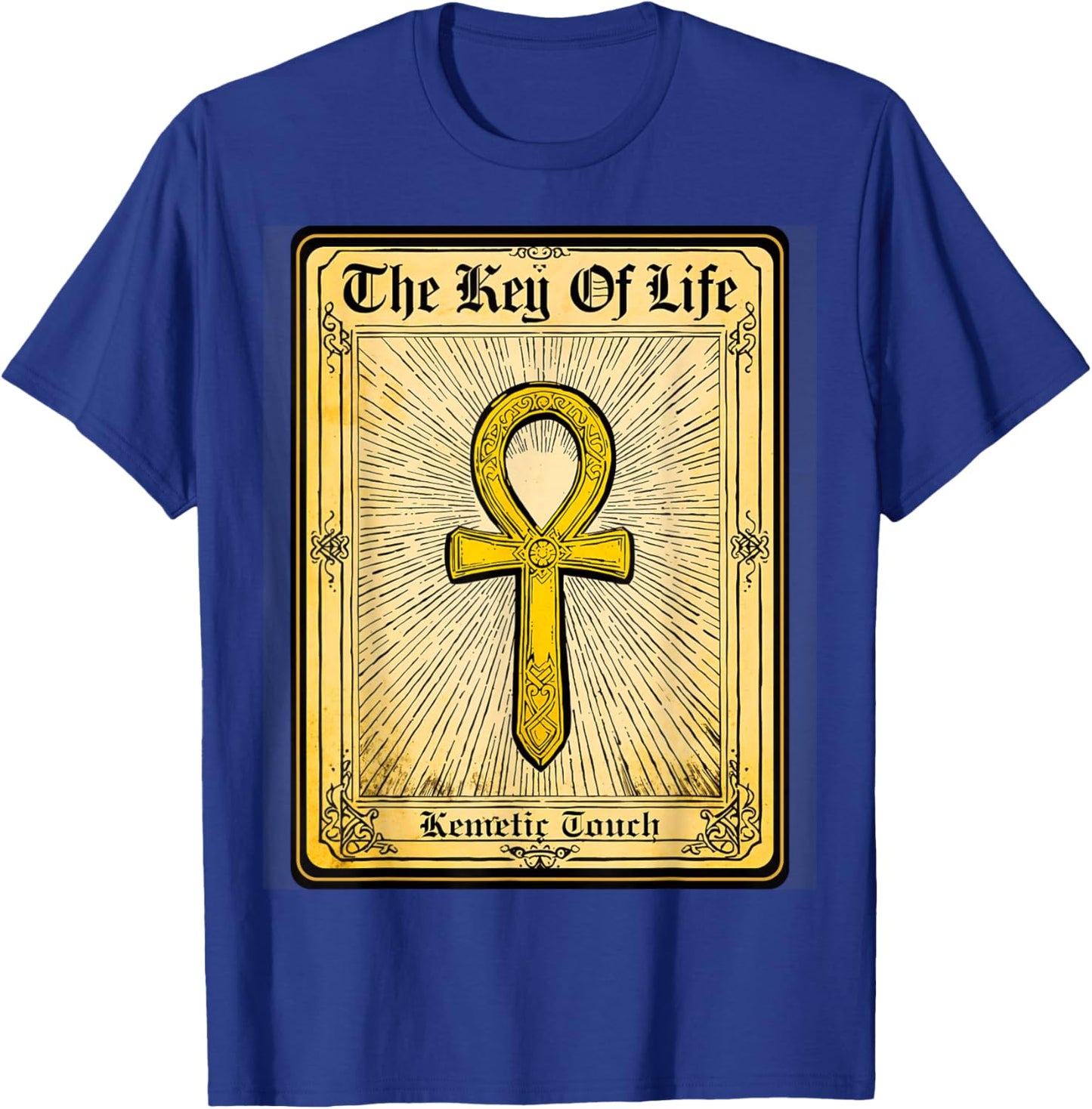Ancient Egyptian Sacred Key of Life Kemetic Ankh T-Shirt - T-Shirt | Royal