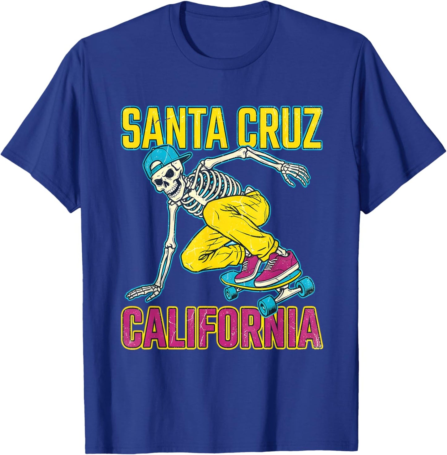 Retro Santa Cruz Clothing Kids Skaters Girls Y2K T-Shirt - T-Shirt | Royal