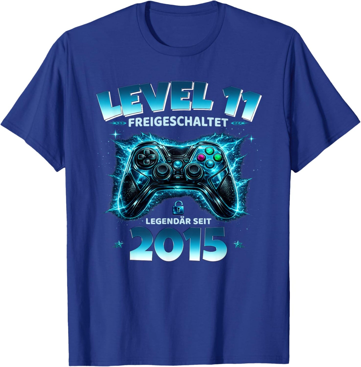 11. Geburtstag Level 11 freigeschaltet Pro Gamer Boss Mode T-Shirt - T-Shirt | Royal