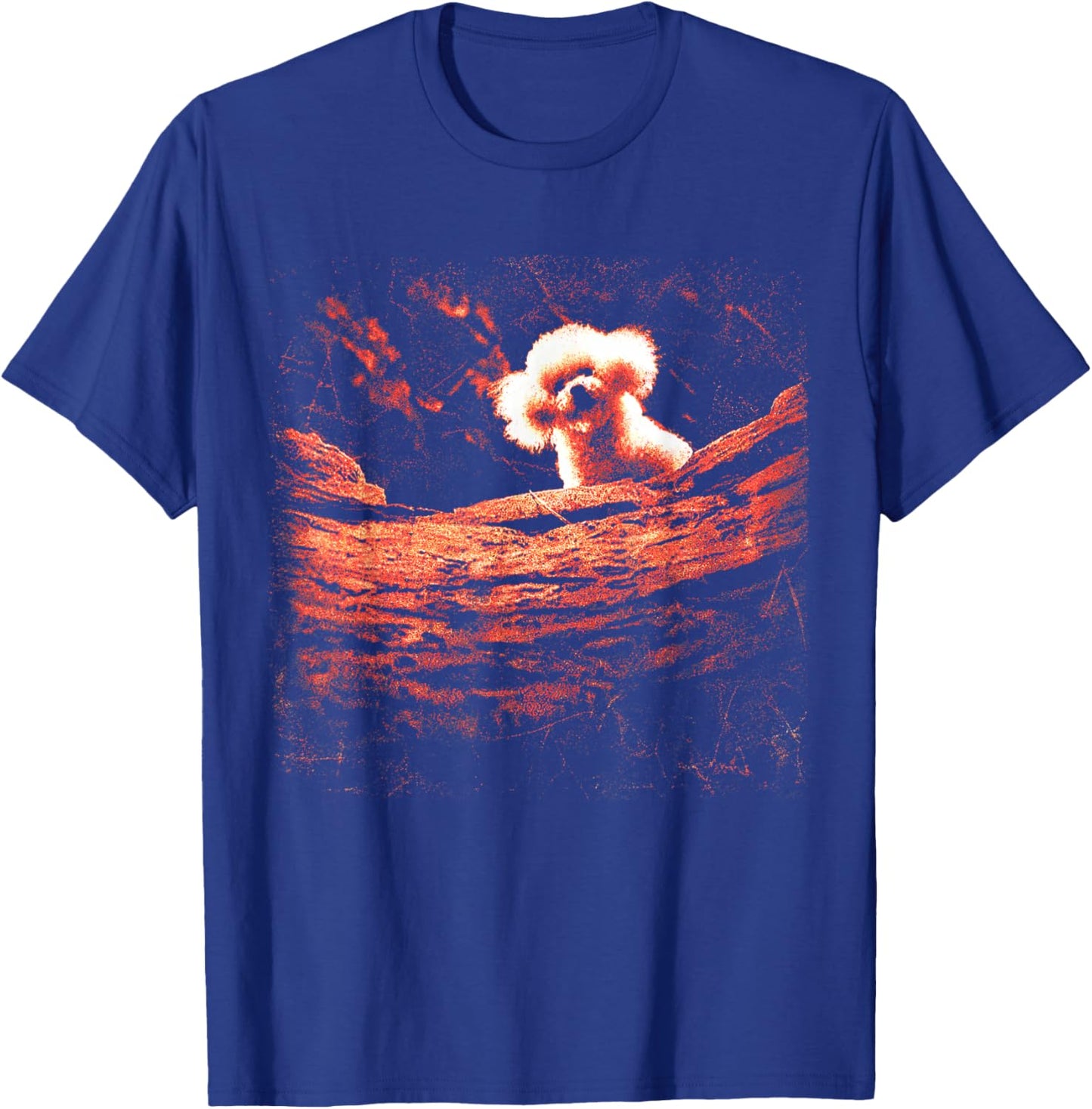 A Little Lamb in the Killer Silence Cute Poodle Horror Movie T-Shirt - T-Shirt | Royal
