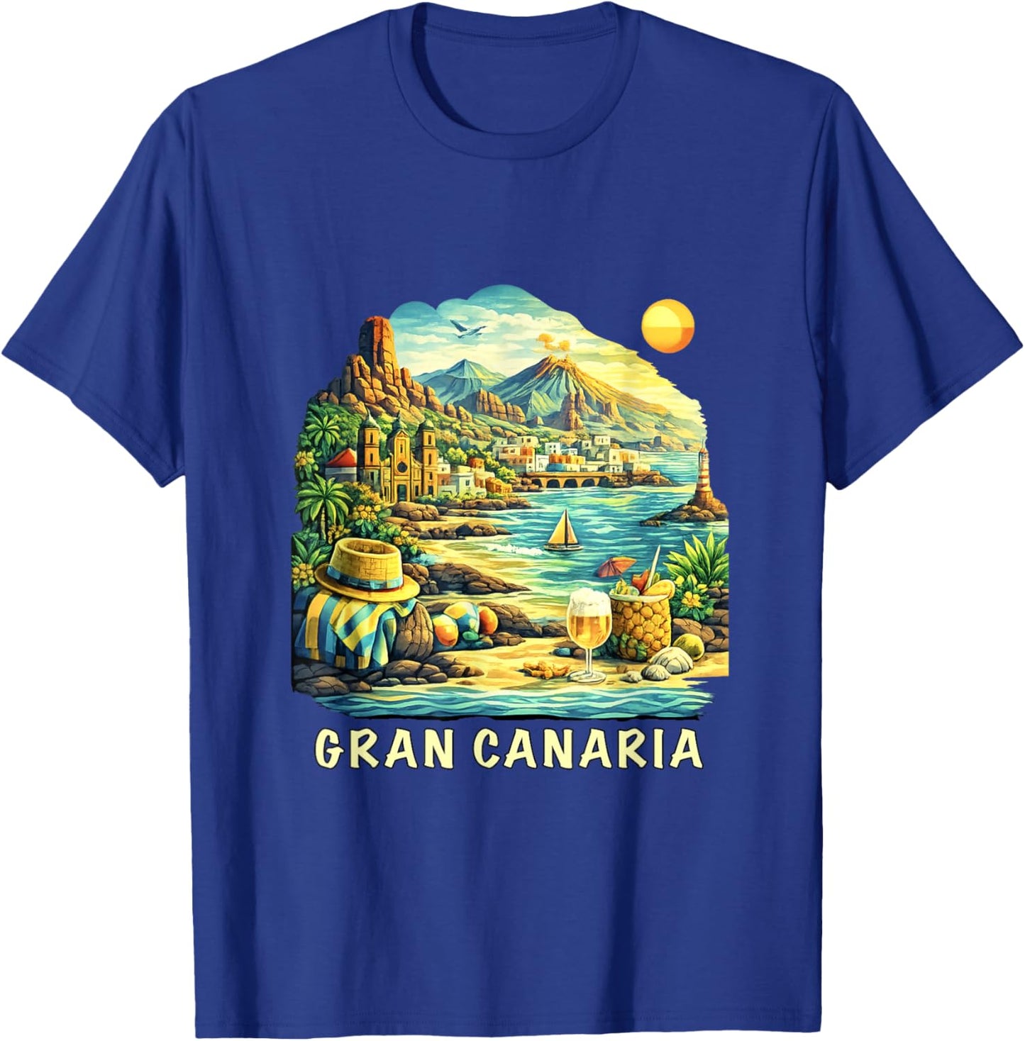 Gran Canaria Espagne T-Shirt - T-Shirt | Royal