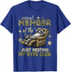 Proud Member of The Just Resting My Eyes Club Funny Raccoon T-Shirt - T-Shirt | Royal