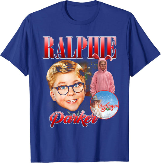A Christmas Story Ralphie Collage T-Shirt - T-Shirt | Royal