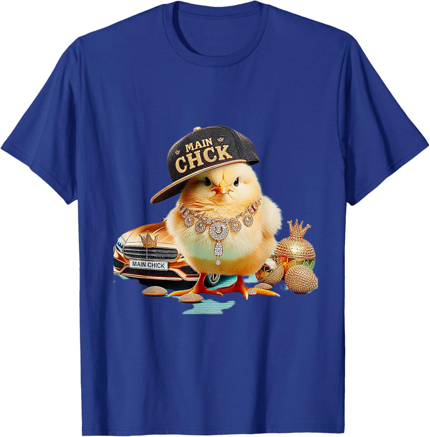 Main Chick Energy | Ultimate Chicken Swag for wife or mom T-Shirt - T-Shirt | Royal