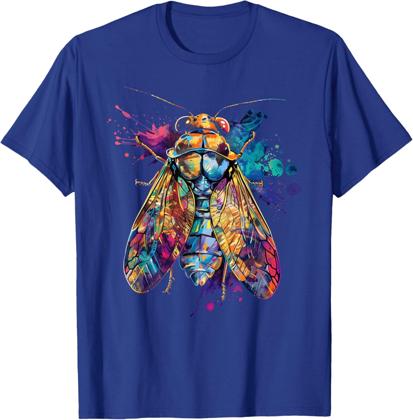 Cicada Emergence 2024 Brood XIII XIX Entomology Entomologist T-Shirt - T-Shirt | Royal