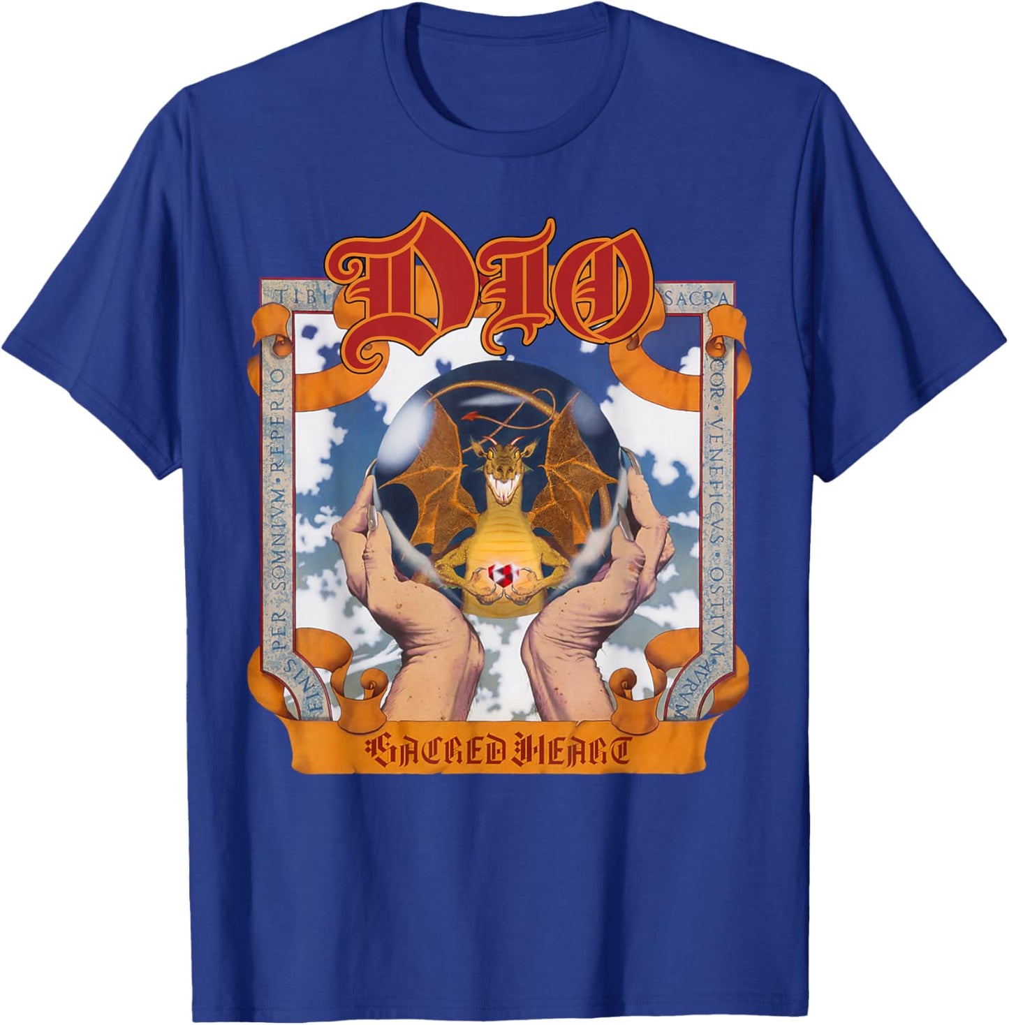 Dio – Sacred Heart Grey T-Shirt - T-Shirt | Royal