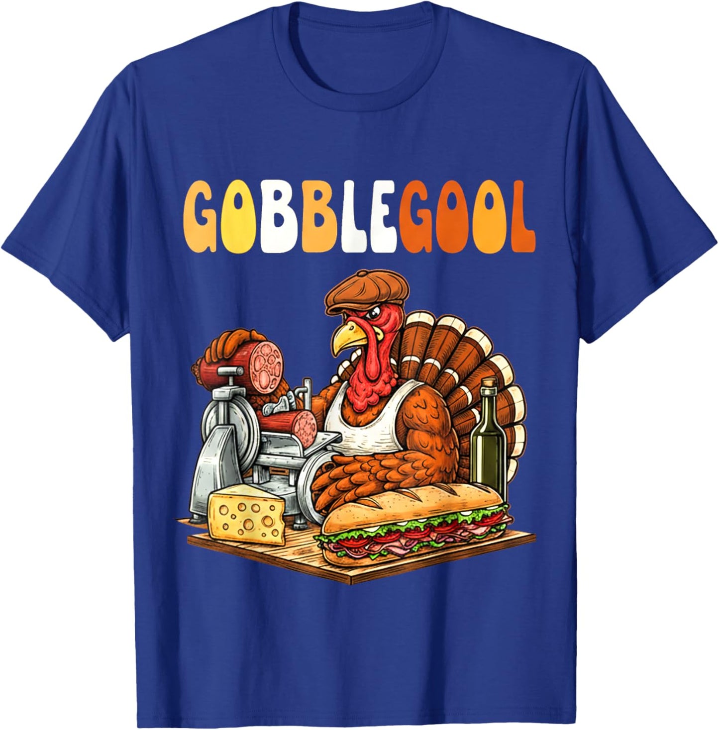 Gobblegool Turkey Thanksgiving T-Shirt - T-Shirt | Royal